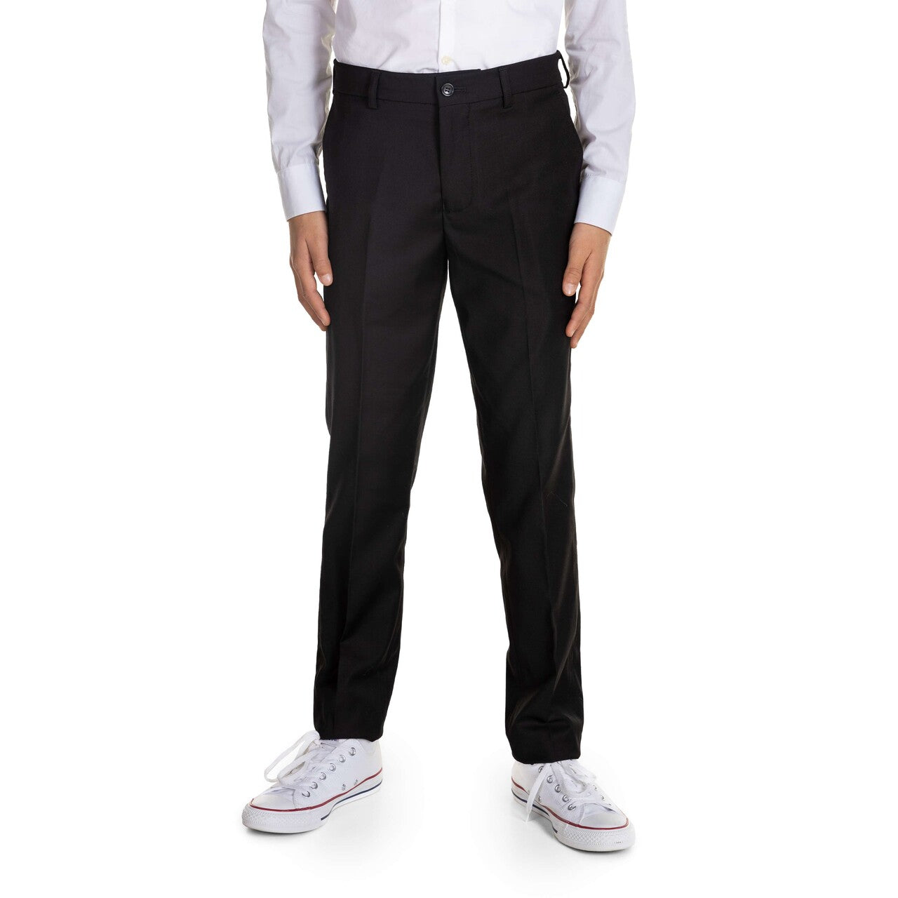 Op deze afbeelding zie je een Kostuums, van het merk Opposuits. Teen Boys Daily Deep Black Jongen Kostuum