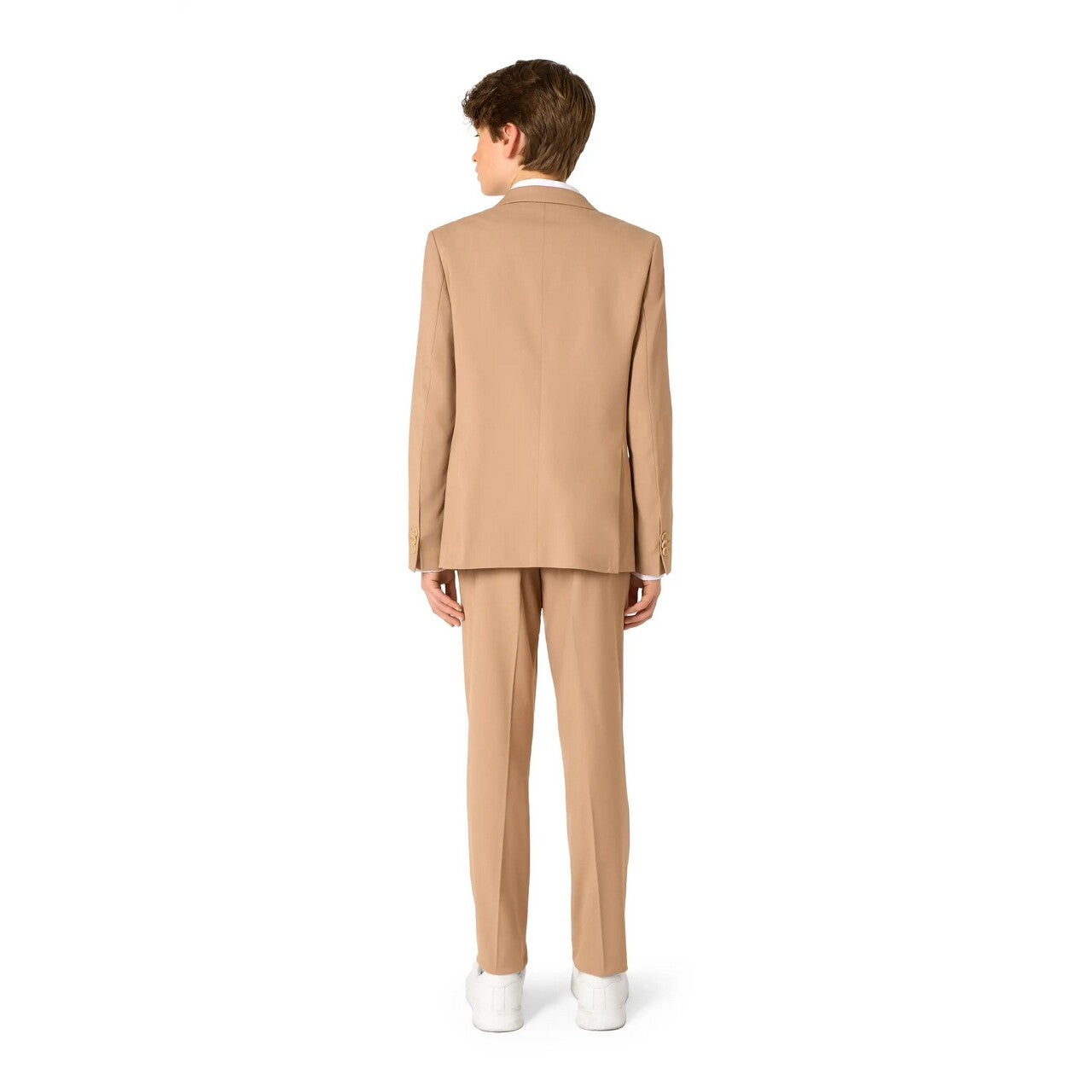 Op deze afbeelding zie je een Kostuums, van het merk Opposuits. Daily Dark Sand Tiener Jongen Kostuum