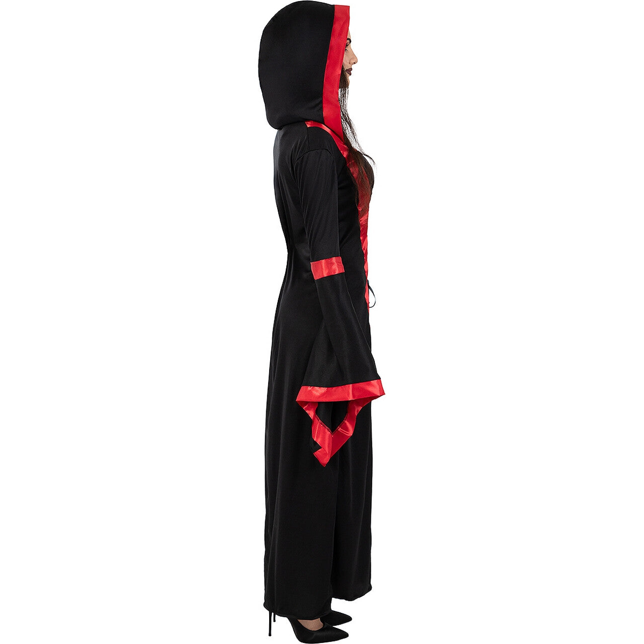 Op deze afbeelding zie je een Kostuums, van het merk Funidelia. Mira Vampira Goth Queen Vrouw Kostuum