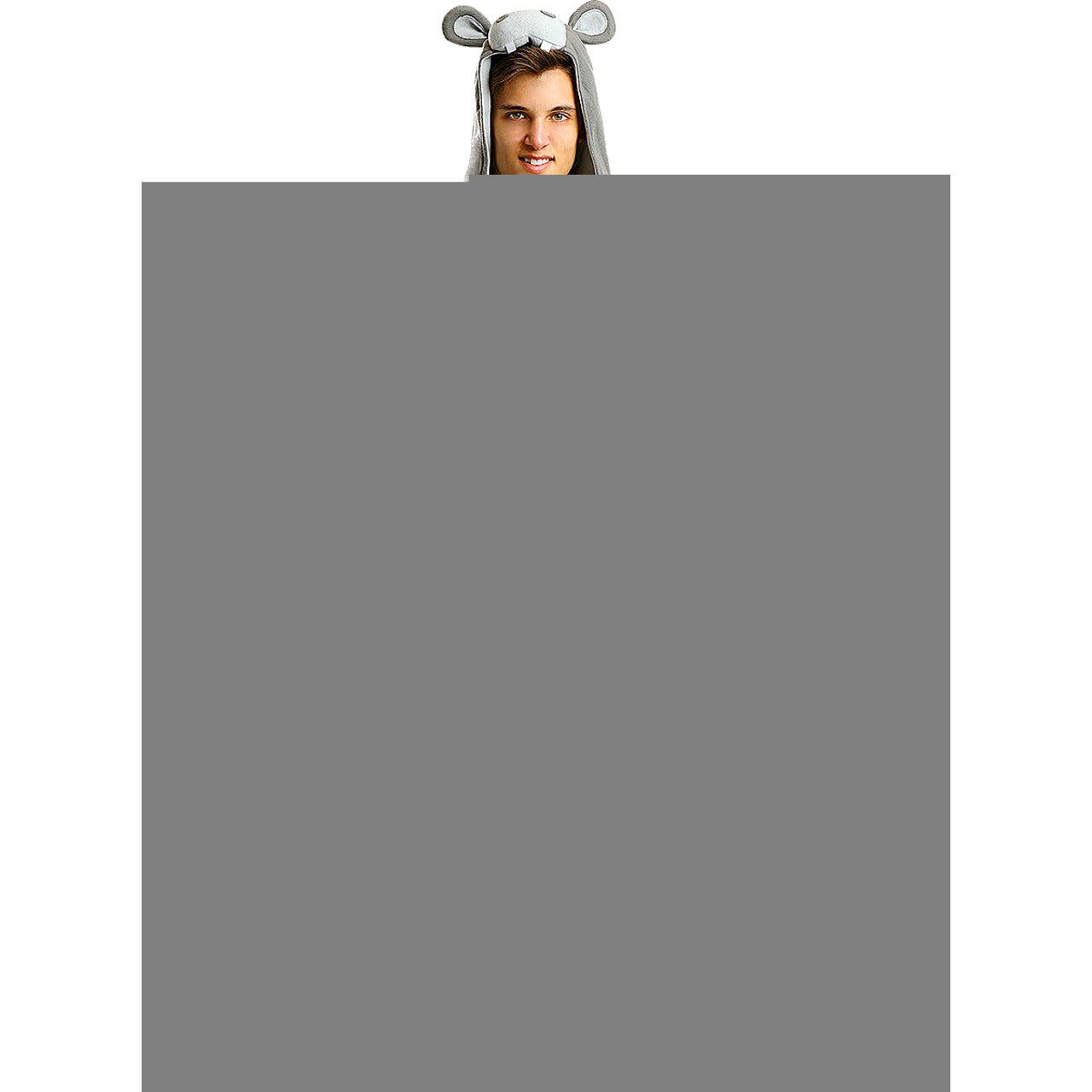 Op deze afbeelding zie je een Kostuums, van het merk Funidelia. Geinig Nijlpaard Onesie Kostuum