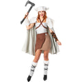 Sexy Viking Valkyrie Vrouw Kostuum