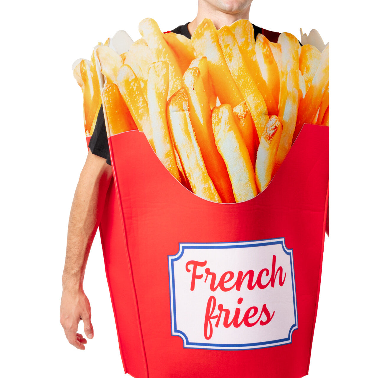 Op deze afbeelding zie je een Kostuums, van het merk Funidelia. French Fries Unisex Kostuum