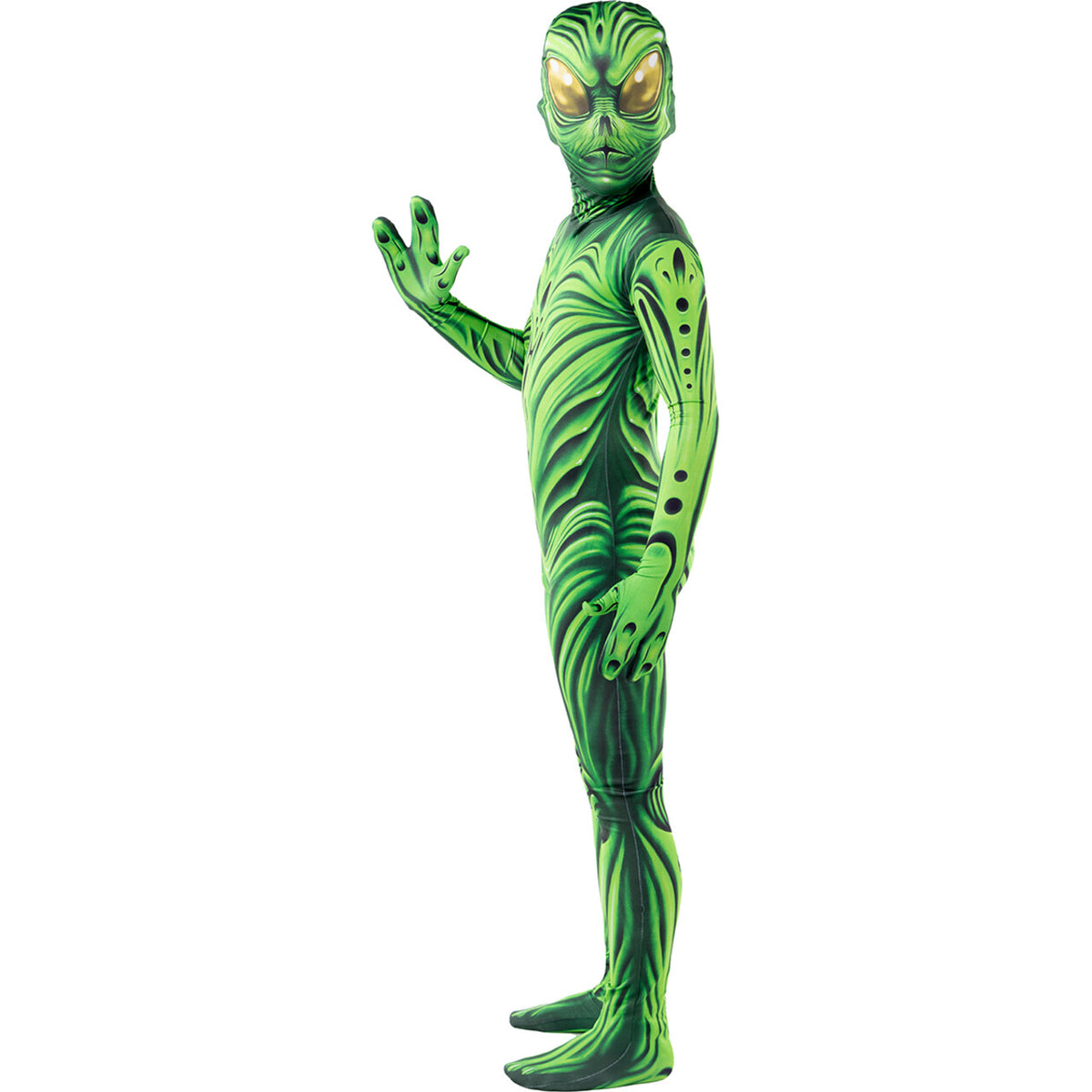 Op deze afbeelding zie je een Kostuums, van het merk Funidelia. Alien Monster Second Skin Jongen Kostuum