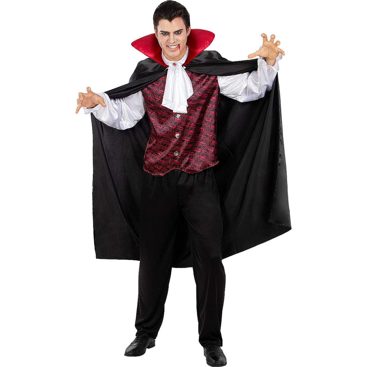 Op deze afbeelding zie je een Kostuums, van het merk Funidelia. Draak Van Een Dracula Man Kostuum