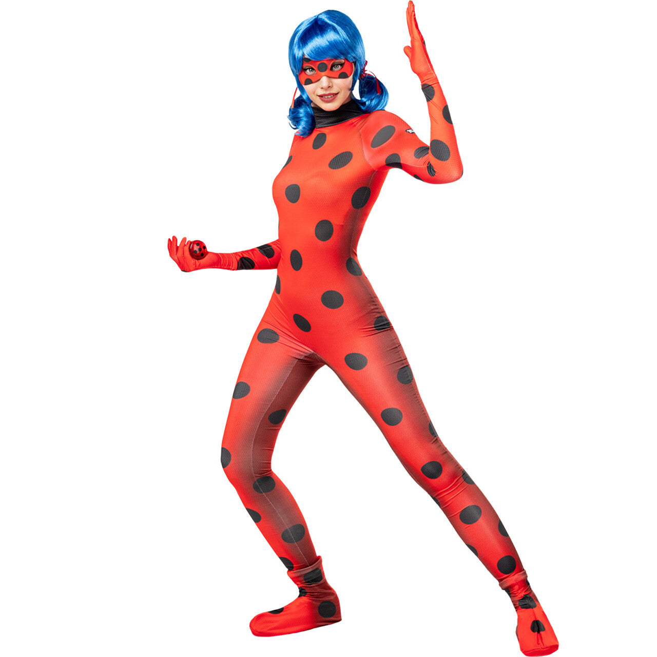 Op deze afbeelding zie je een Kostuums, van het merk Funidelia. Miraculous Ladybug™ Vrouw Kostuum