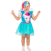 Op deze afbeelding zie je een Kostuums, van het merk Funidelia. Rainbow Dash My Little Pony Meisje Kostuum