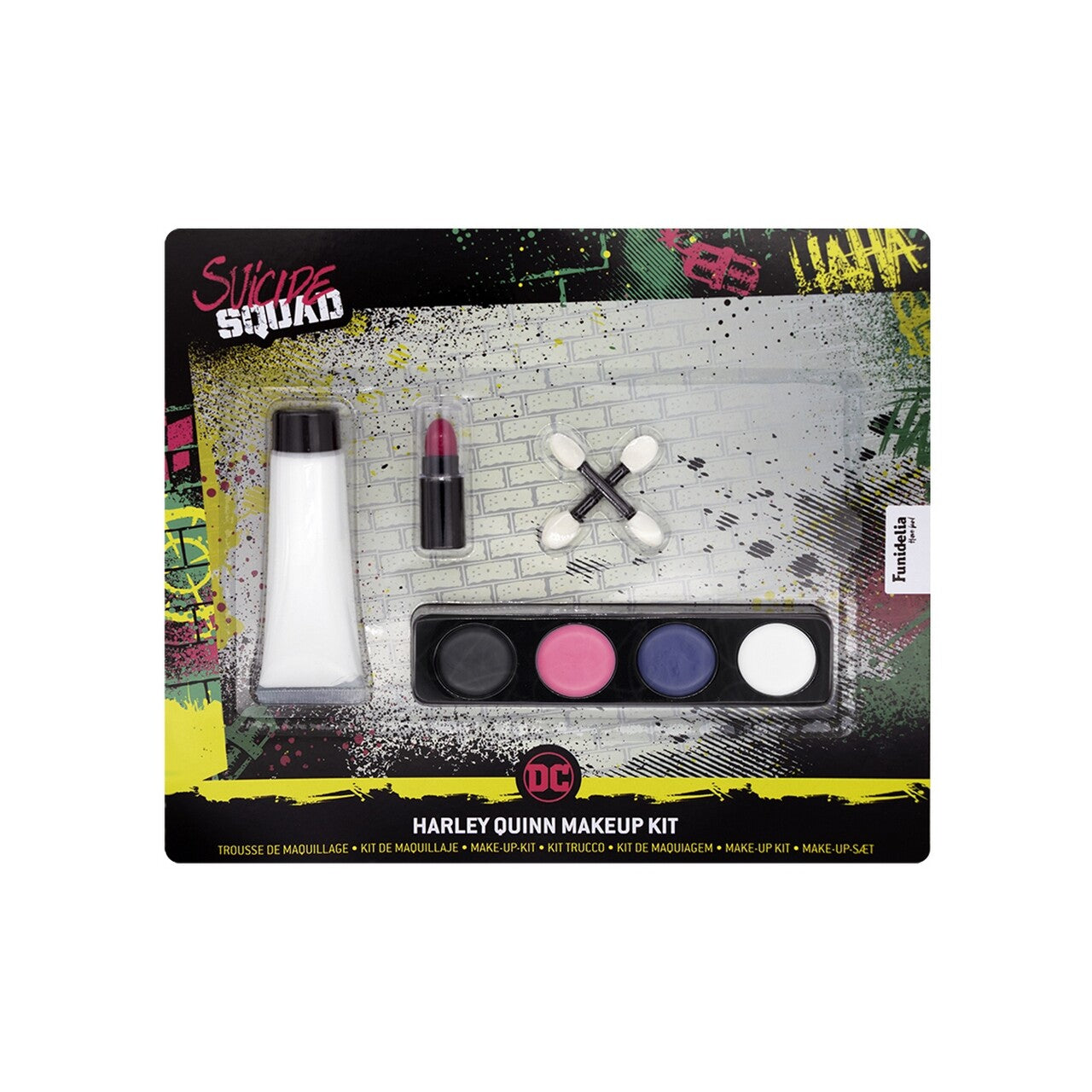 Op deze afbeelding zie je een Accessoires, van het merk Funidelia. Harley Quinn Make-Up Set
