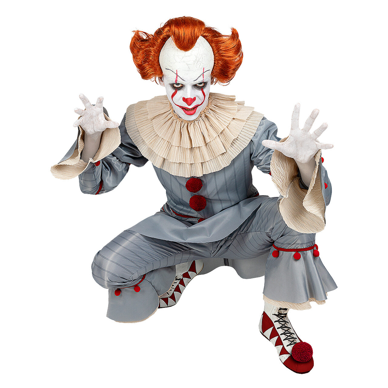 Op deze afbeelding zie je een Kostuums, van het merk Funidelia. Pennywise Wil Met Je Spelen Man Kostuum