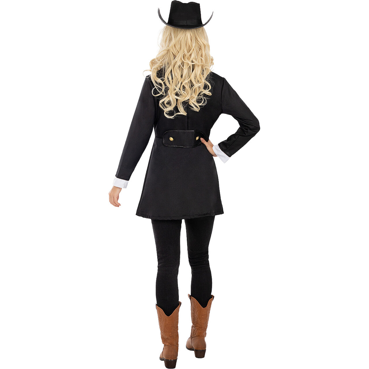 Op deze afbeelding zie je een Kostuums, van het merk Funidelia. Strenge Sheriff Hou Ze In Het Gareel Vrouw Kostuum