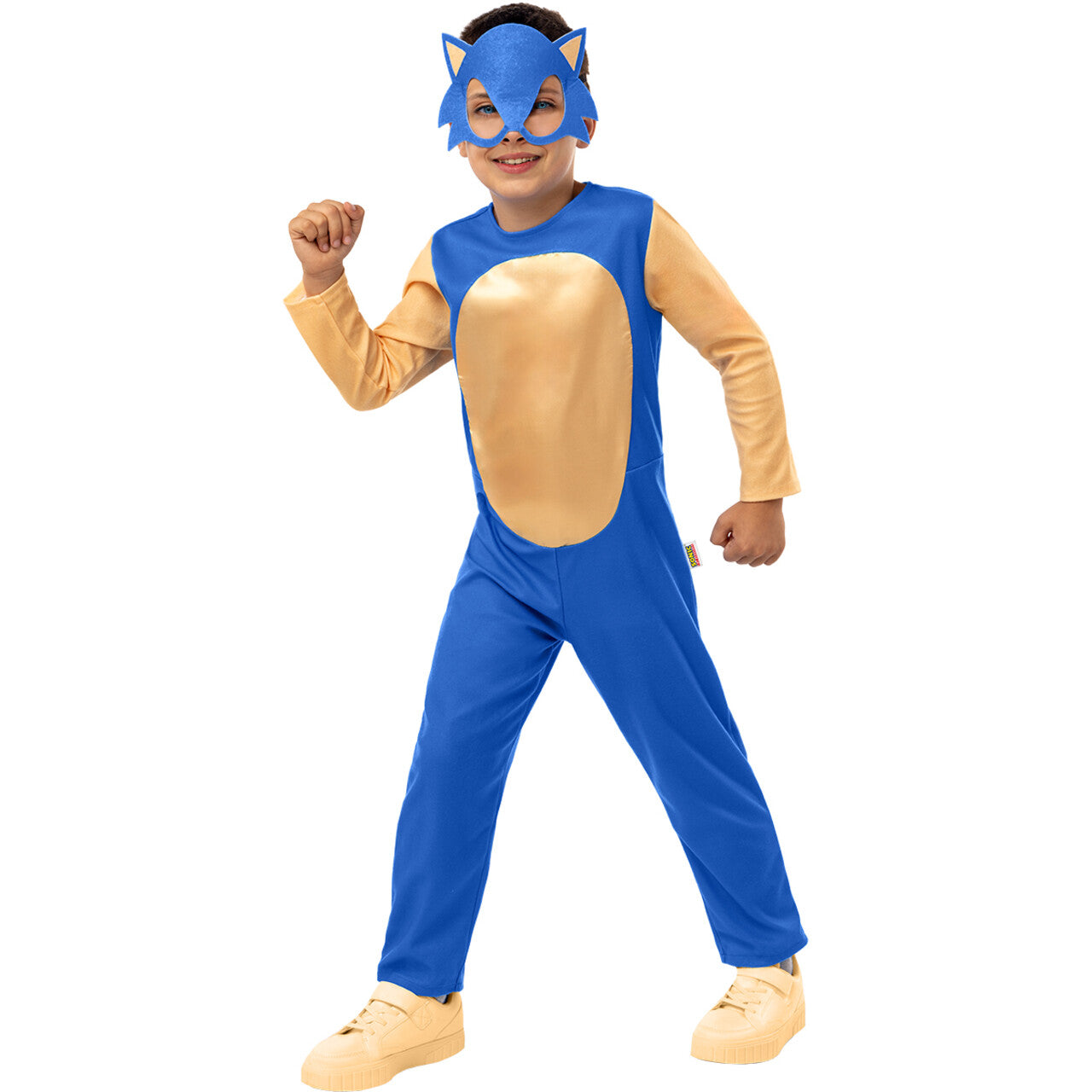 Op deze afbeelding zie je een Kostuums, van het merk Funidelia. Supersonische Sonic™ Kind Kostuum