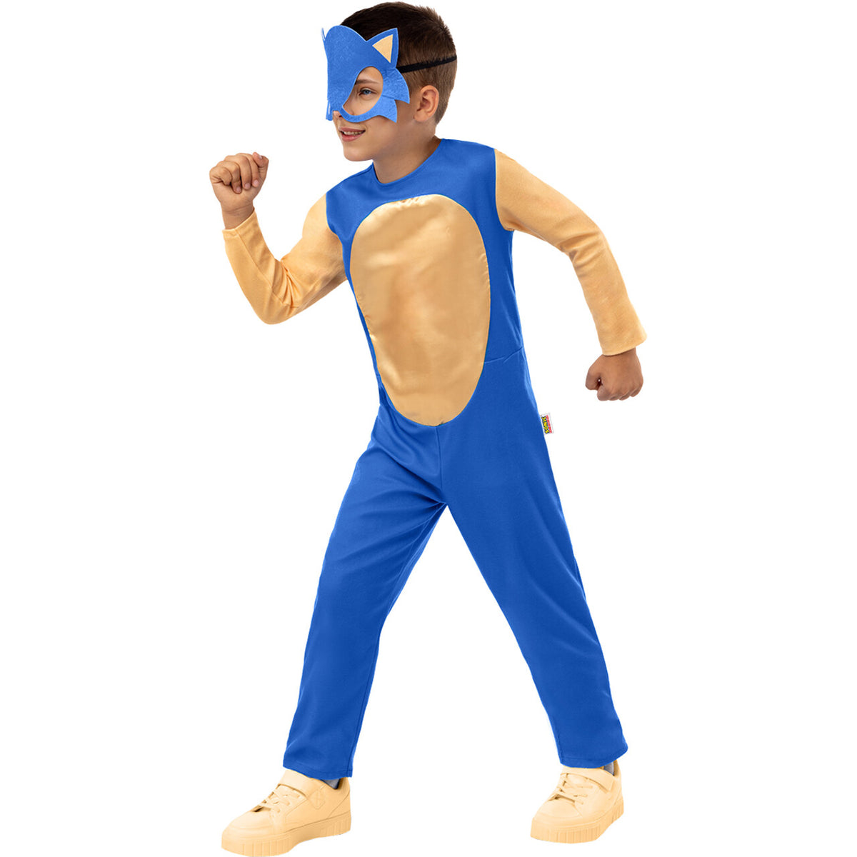 Op deze afbeelding zie je een Kostuums, van het merk Funidelia. Supersonische Sonic™ Kind Kostuum