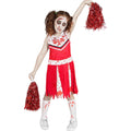 Zombie Rode Cheerleader USA Meisje Kostuum