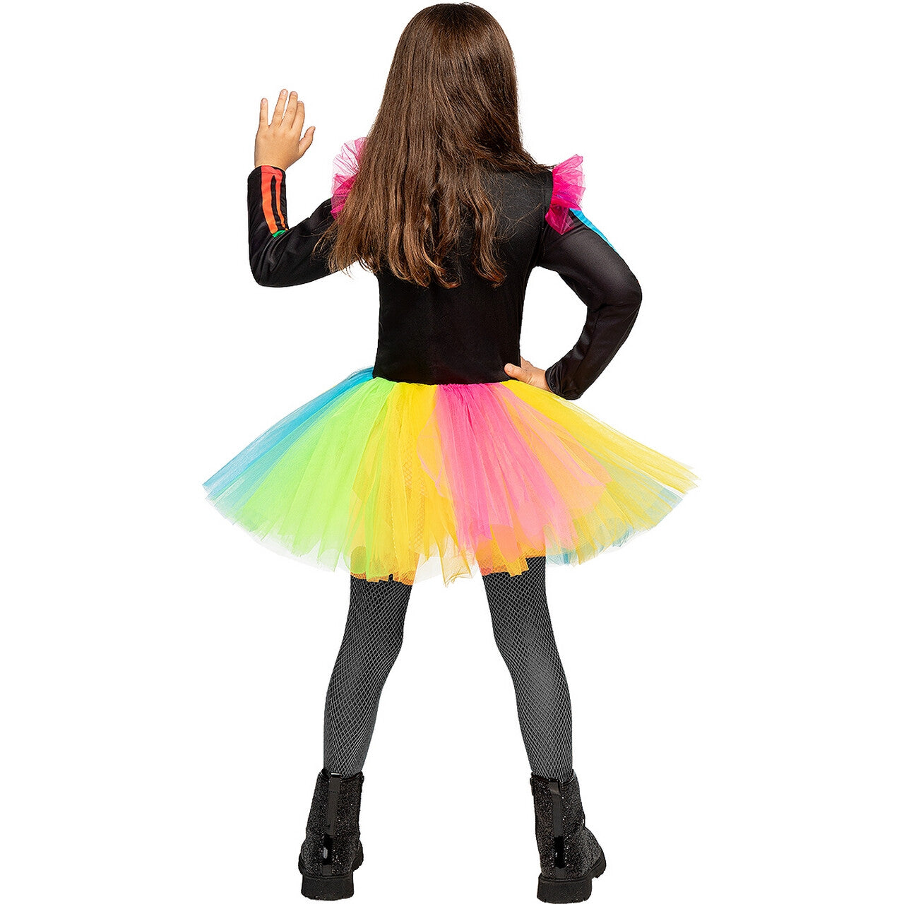 Op deze afbeelding zie je een Kostuums, van het merk Funidelia. Ballerina Skelet Meisje Kostuum