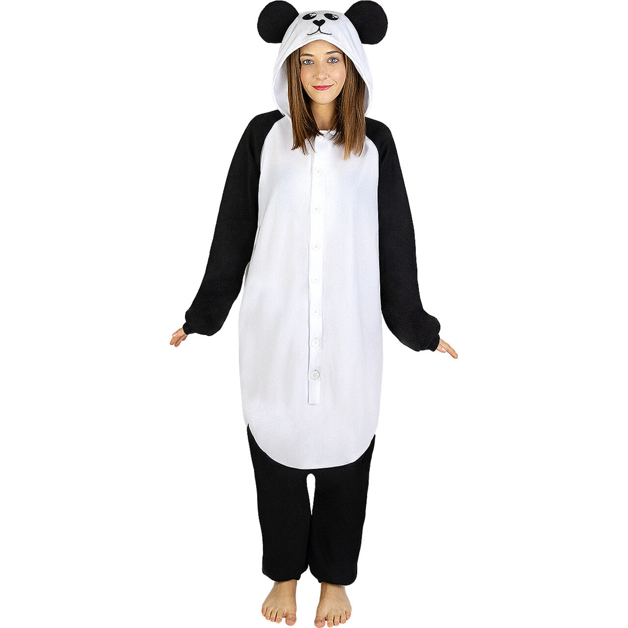 Op deze afbeelding zie je een Kostuums, van het merk Funidelia. Grote Reuzen Panda Kostuum