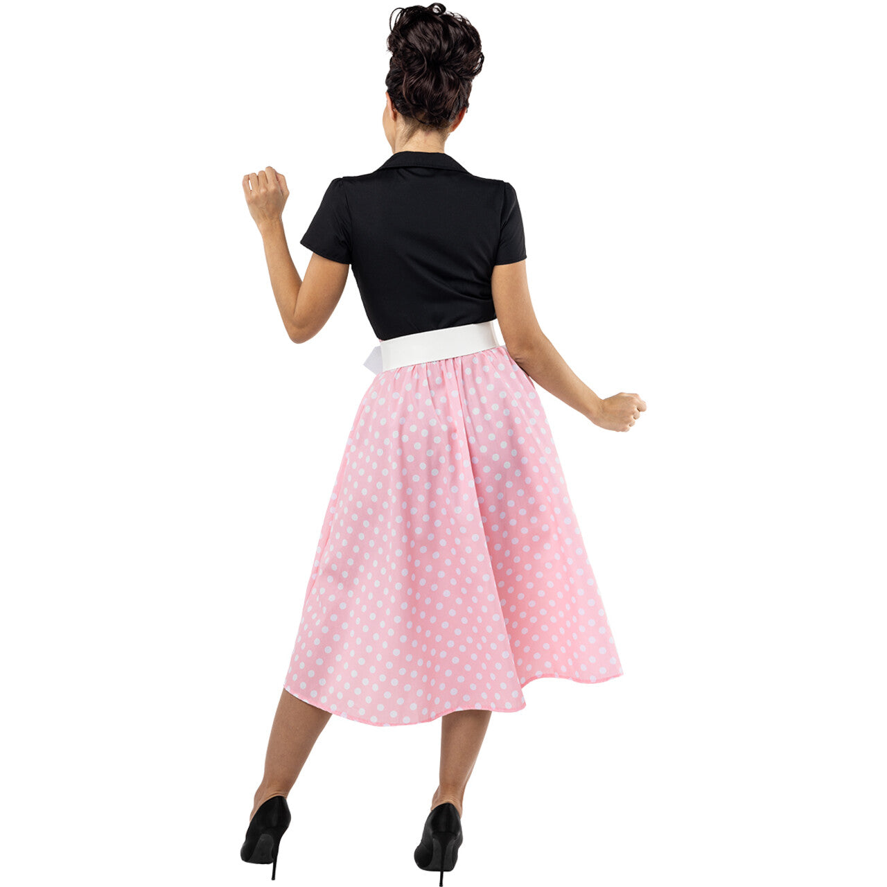 Op deze afbeelding zie je een Kostuums, van het merk Funidelia. Pretty In The 50S Jurk Vrouw