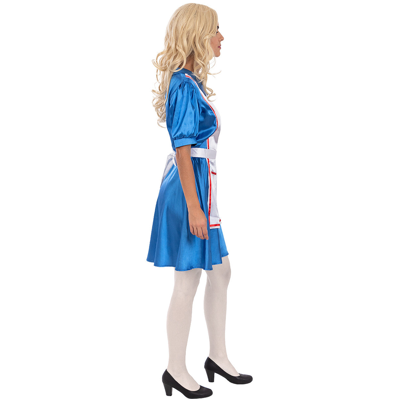 Op deze afbeelding zie je een Kostuums, van het merk Funidelia. Zoetsappige Alice In Wonderland Vrouw Kostuum