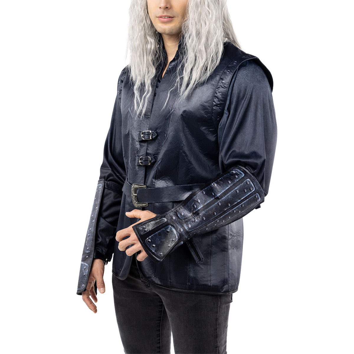 Op deze afbeelding zie je een Kostuums, van het merk Funidelia. The Witcher Geralt Man