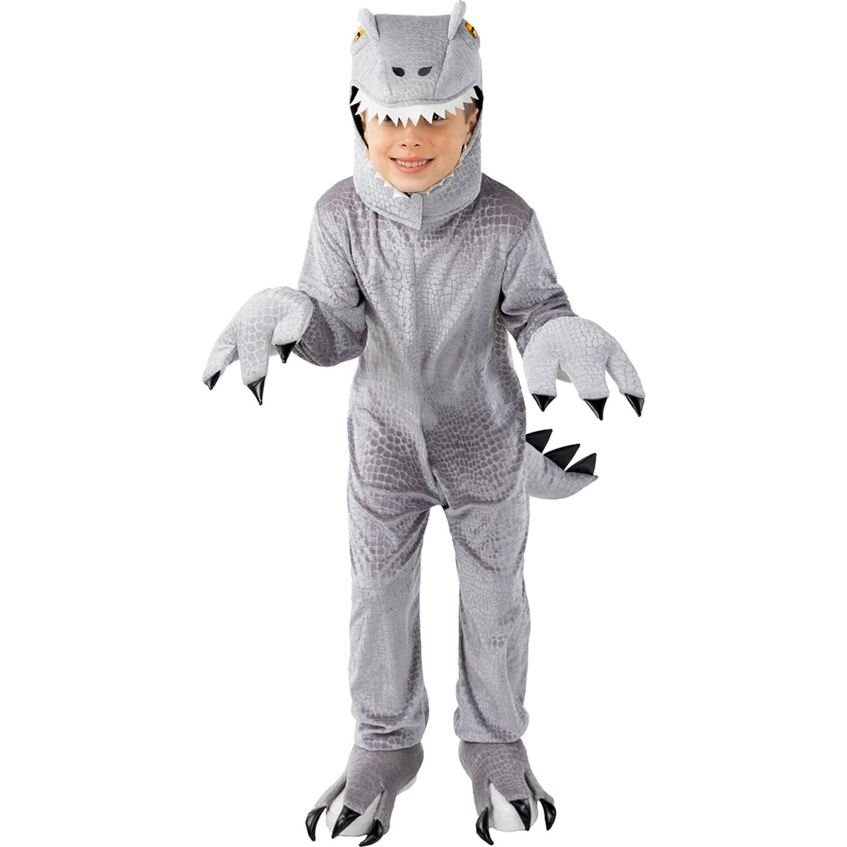 Op deze afbeelding zie je een Kostuums, van het merk Funidelia. T-Rex Dinosaurus Jongen Kostuum
