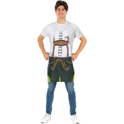 Op deze afbeelding zie je een Kostuums, van het merk Funidelia. Oktoberfest Horeca Schort Barman