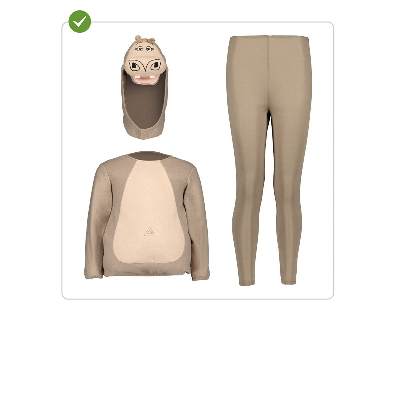 Op deze afbeelding zie je een Kostuums, van het merk Funidelia. Gloria De Happy Hippo Kostuum