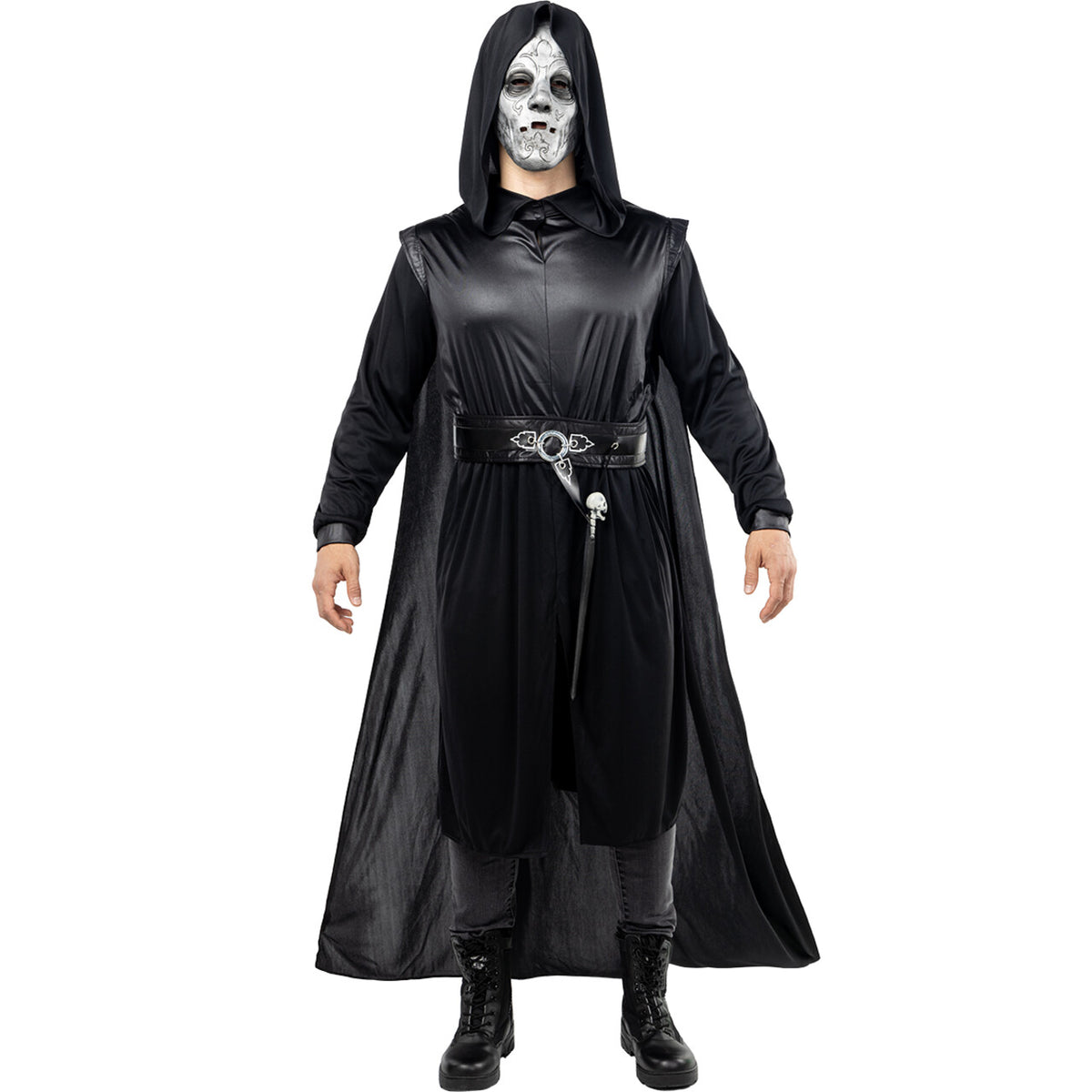 Op deze afbeelding zie je een Kostuums, van het merk Funidelia. Death Eater™ Harry Potter Man Kostuum