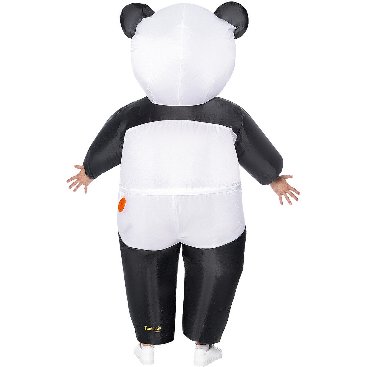 Op deze afbeelding zie je een Kostuums, van het merk Funidelia. Opblaasbare Onhandige Panda Kostuum