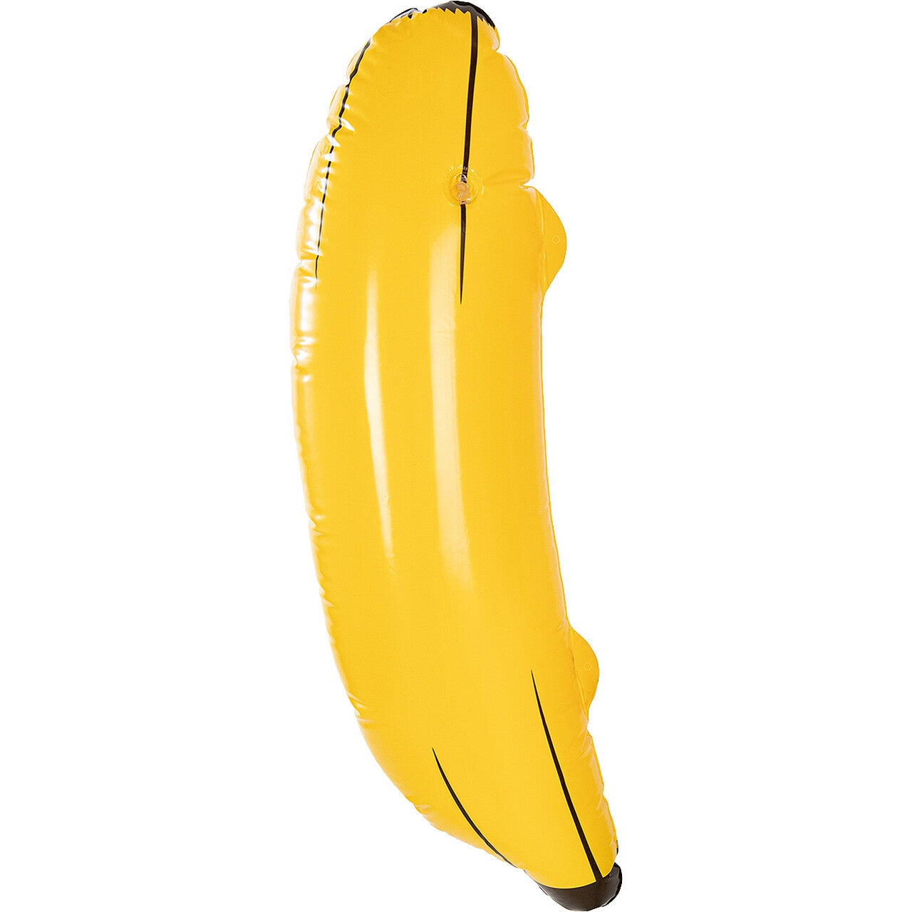 Op deze afbeelding zie je een Accessoires, van het merk Funidelia. Opblaasbare Banaan 65 Centimeter