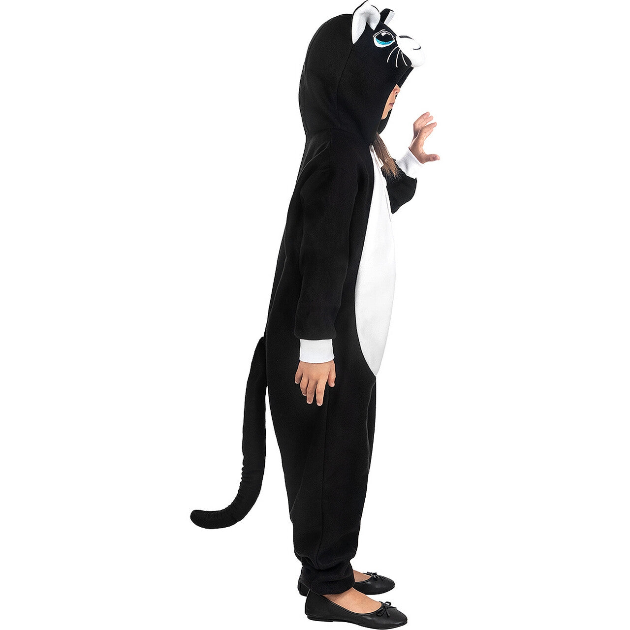 Op deze afbeelding zie je een Kostuums, van het merk Funidelia. Kitty Kat Zwart Kind Kostuum