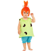 Op deze afbeelding zie je een Kostuums, van het merk Funidelia. Kei-Schattige Pebbles Flintstone Meisje Kostuum