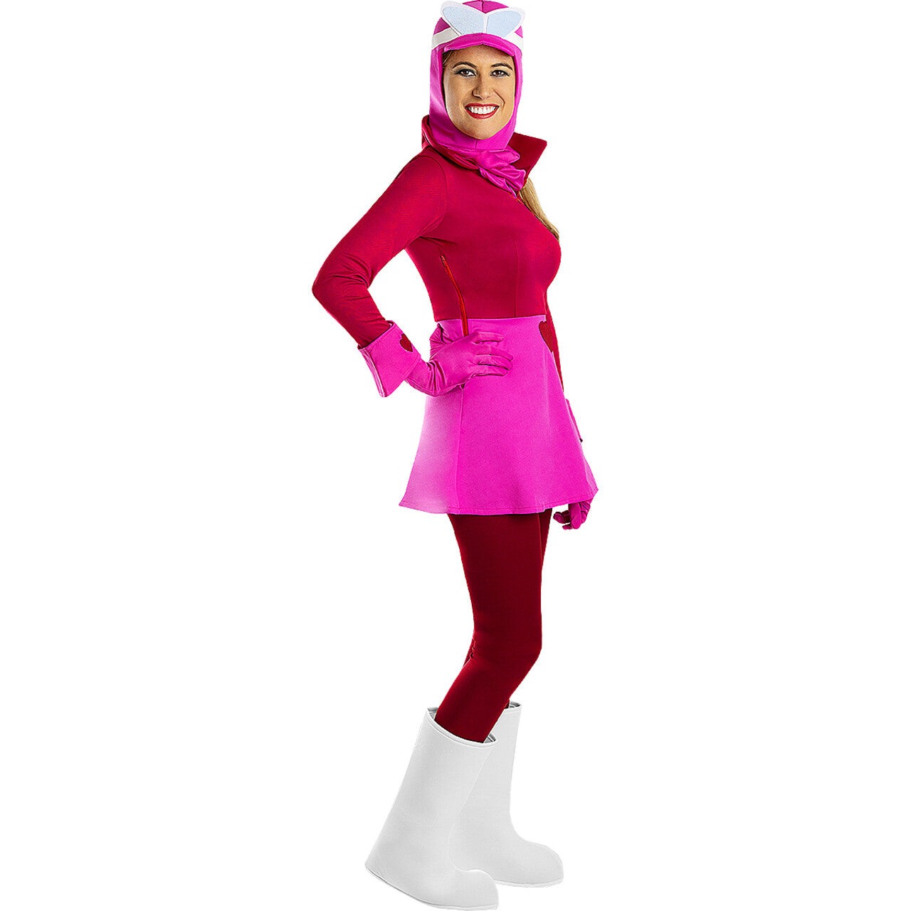 Op deze afbeelding zie je een Kostuums, van het merk Funidelia. Hotse Knotse Penelope Pitstop Wacky Races Vrouw Kostuum