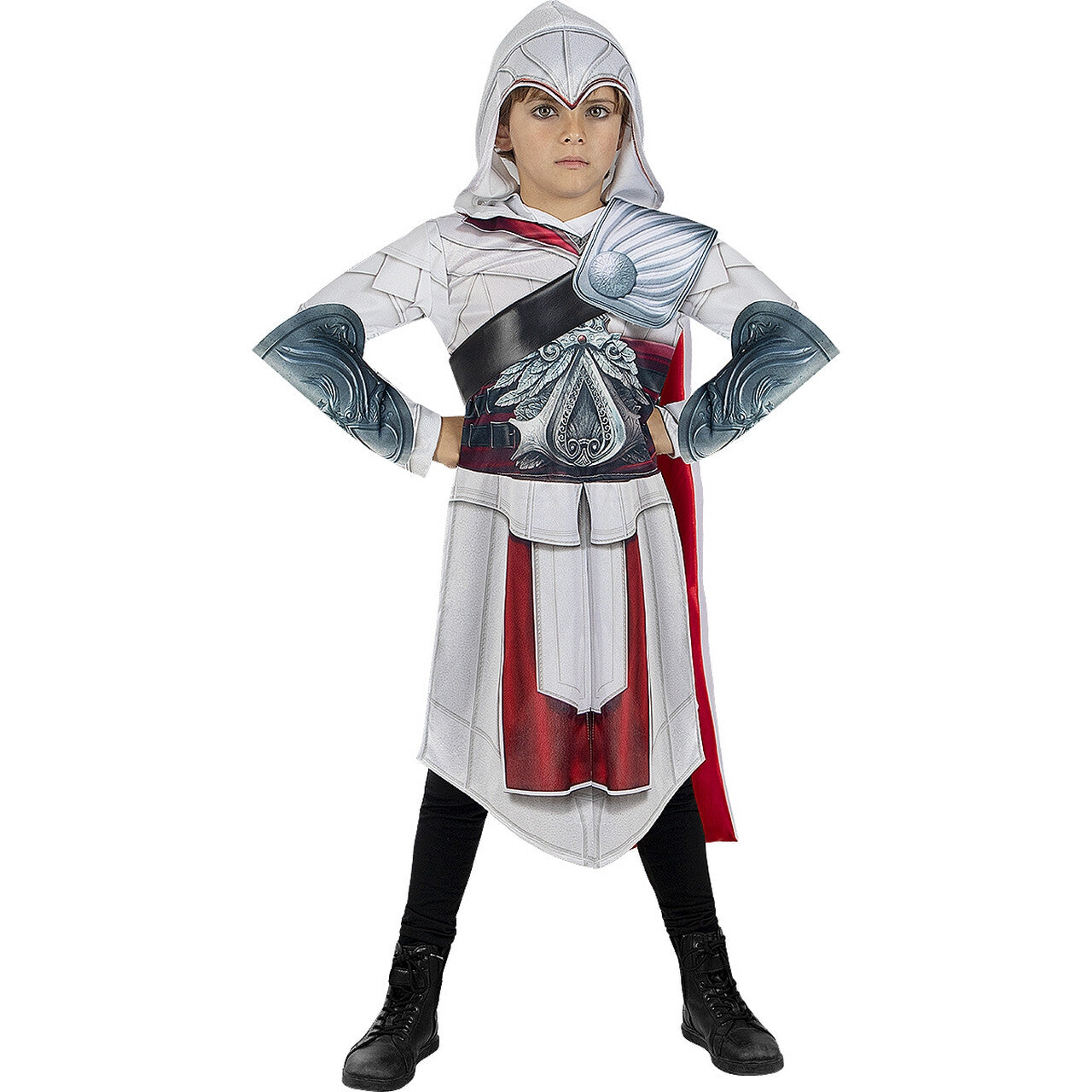 Op deze afbeelding zie je een Kostuums, van het merk Funidelia. Ezio Auditore Assassins Creed Jongen Kostuum