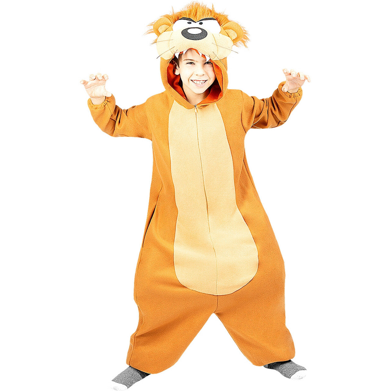 Op deze afbeelding zie je een Kostuums, van het merk Funidelia. Tazmanian Devil Onesie Looney Tunes Kind Kostuum