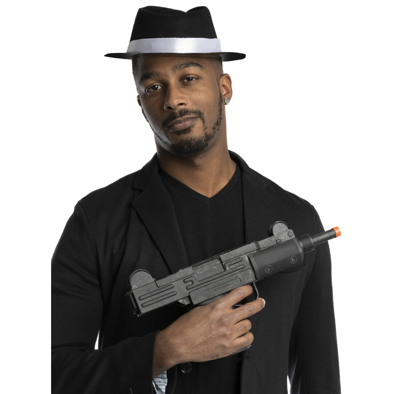Op deze afbeelding zie je een Accessoires, van het merk Funidelia. Uzi Geweer Play Hard