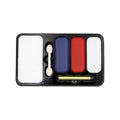 Snelle Make Up Set Clown Rood / Wit / Blauw