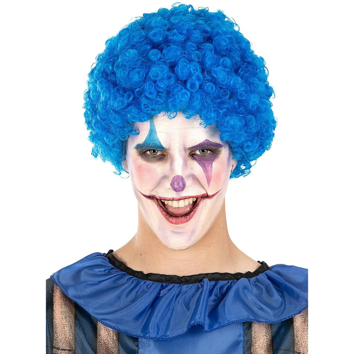 Op deze afbeelding zie je een Accessoires, van het merk Funidelia. Snelle Make Up Set Clown Rood / Wit / Blauw
