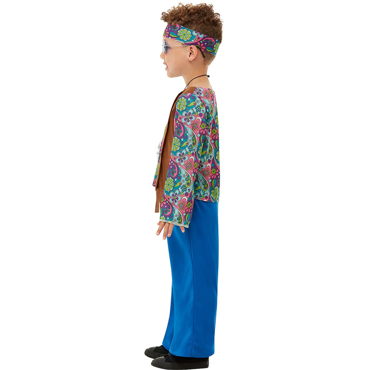 Op deze afbeelding zie je een Kostuums, van het merk Funidelia. Happy Hippie Kind Jongen Kostuum