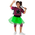 Star Rocker Jaren 80 Meisje Kostuum