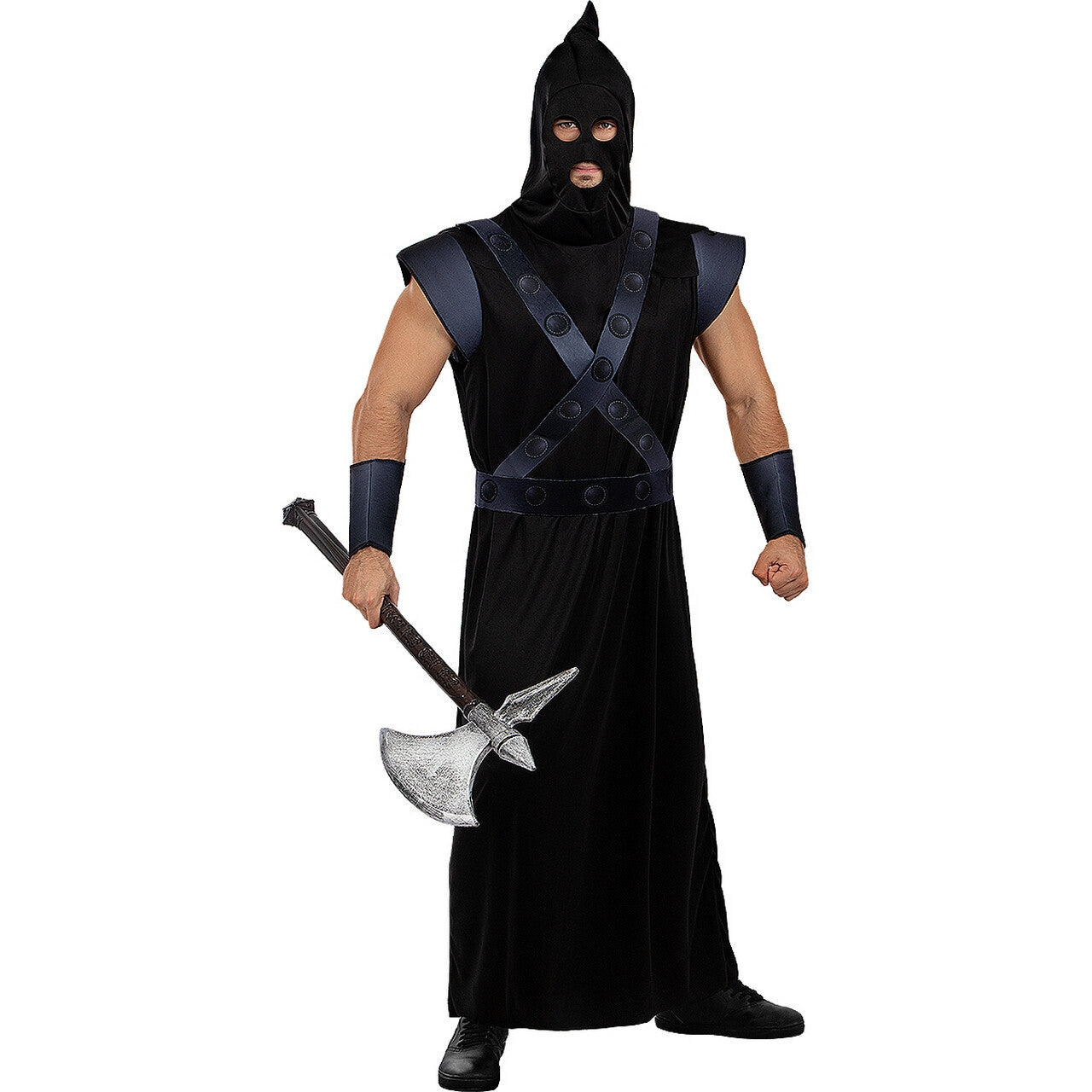 Op deze afbeelding zie je een Kostuums, van het merk Funidelia. Meedogenloze Beul Bully Man Kostuum