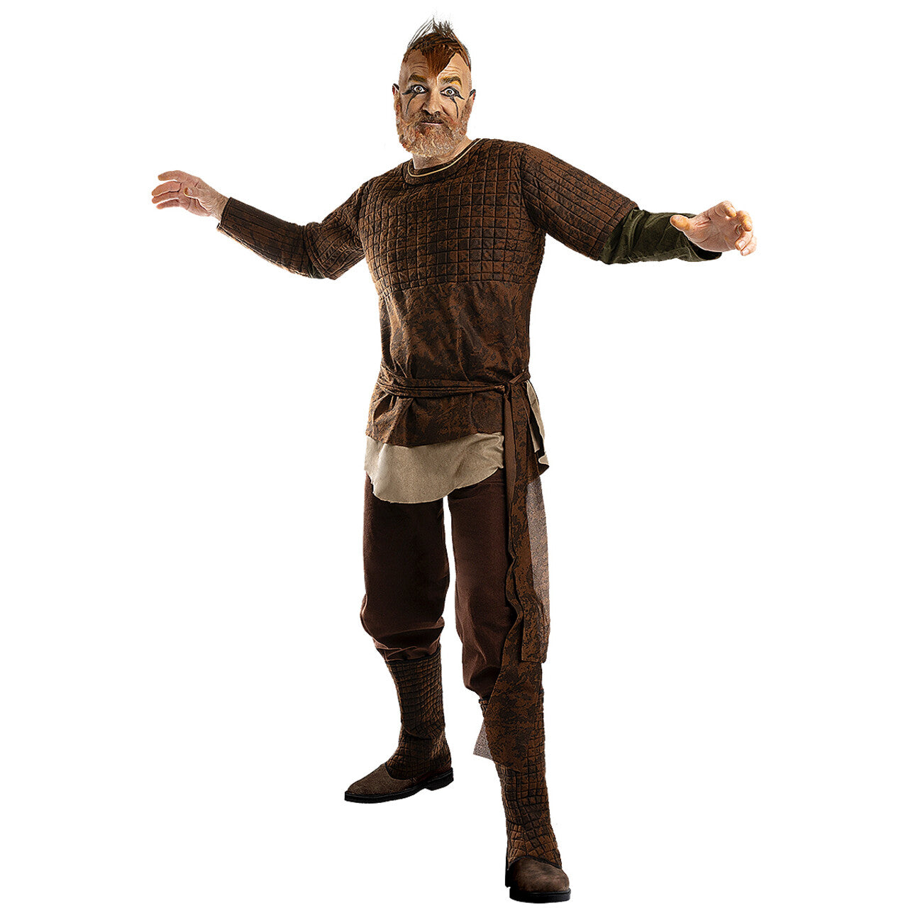 Op deze afbeelding zie je een Kostuums, van het merk Funidelia. Floki De Knotsgekke Viking Man Kostuum