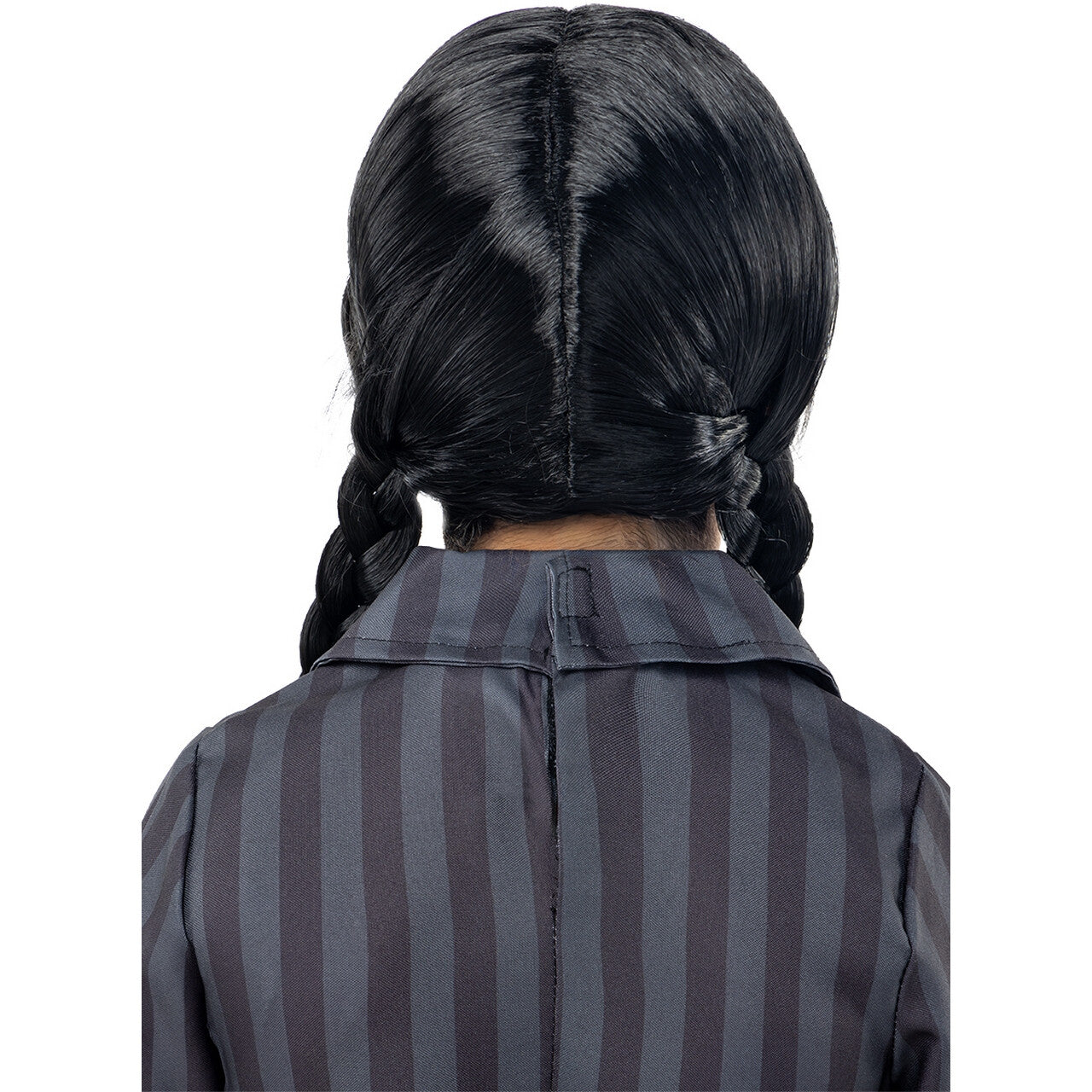 Op deze afbeelding zie je een Accessoires, van het merk Funidelia. Wednesday™ Wig For Girls - Official Netflix™