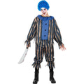 Blue Met Gedoe In Het Circus Clown Man Kostuum