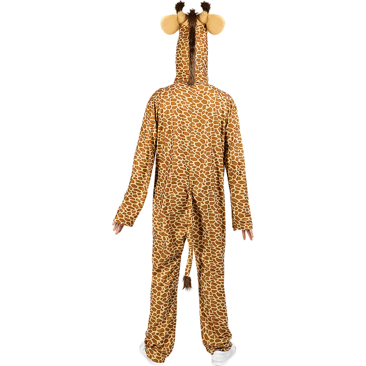 Op deze afbeelding zie je een Kostuums, van het merk Funidelia. Mega Relaxte Giraffe Onesie Kostuum