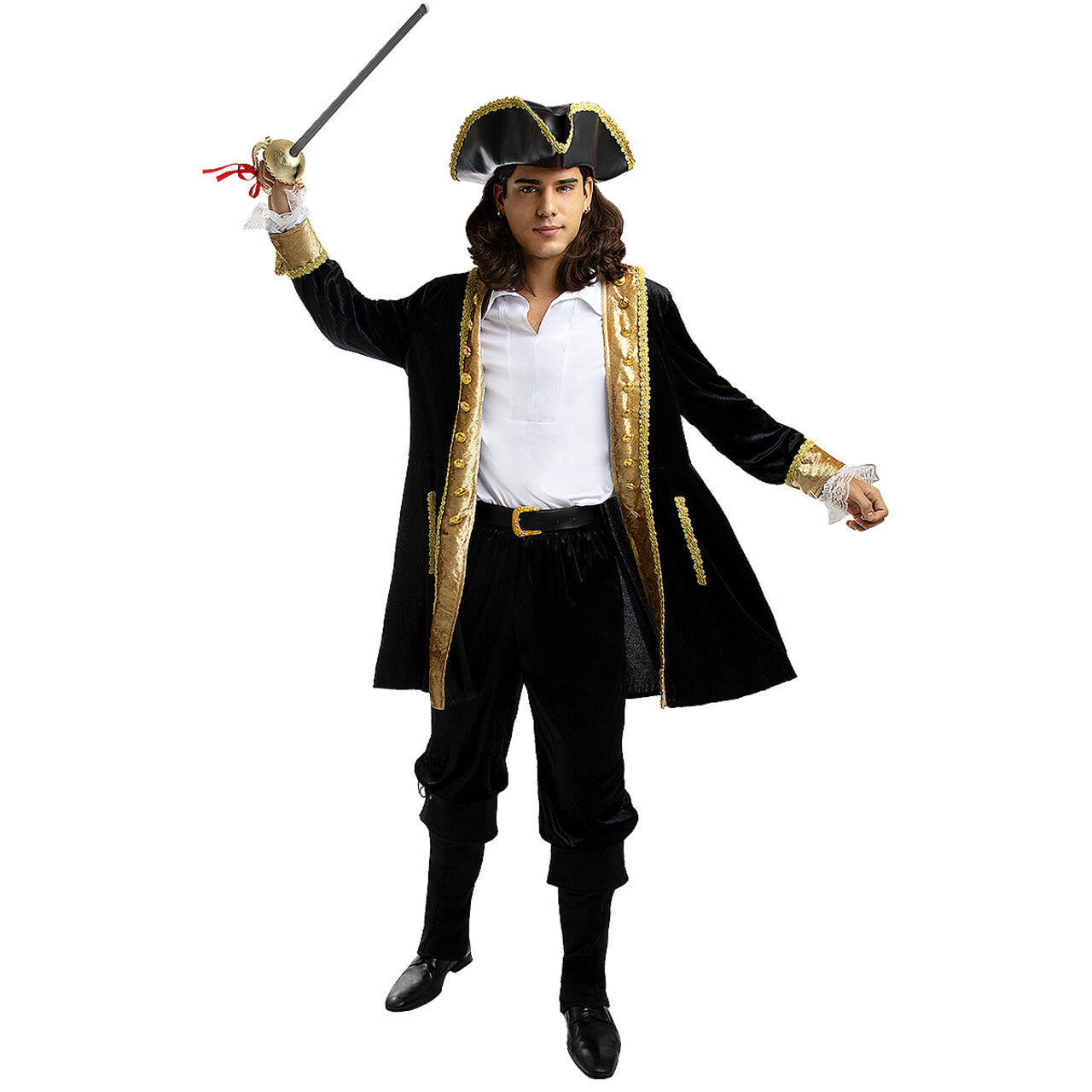 Op deze afbeelding zie je een Accessoires, van het merk Funidelia. Koloniale Steekhoed Musketier Porthos