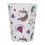 Op deze afbeelding zie je een Decoratie, van het merk Funidelia. Lovely Unicorn Bekers 8 Stuks