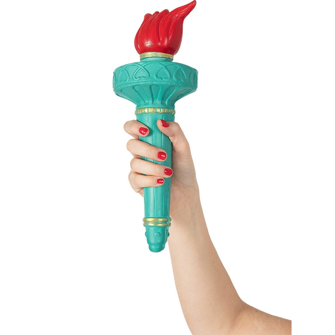 Op deze afbeelding zie je een Decoratie, van het merk Funidelia. Statue Of Liberty Torch