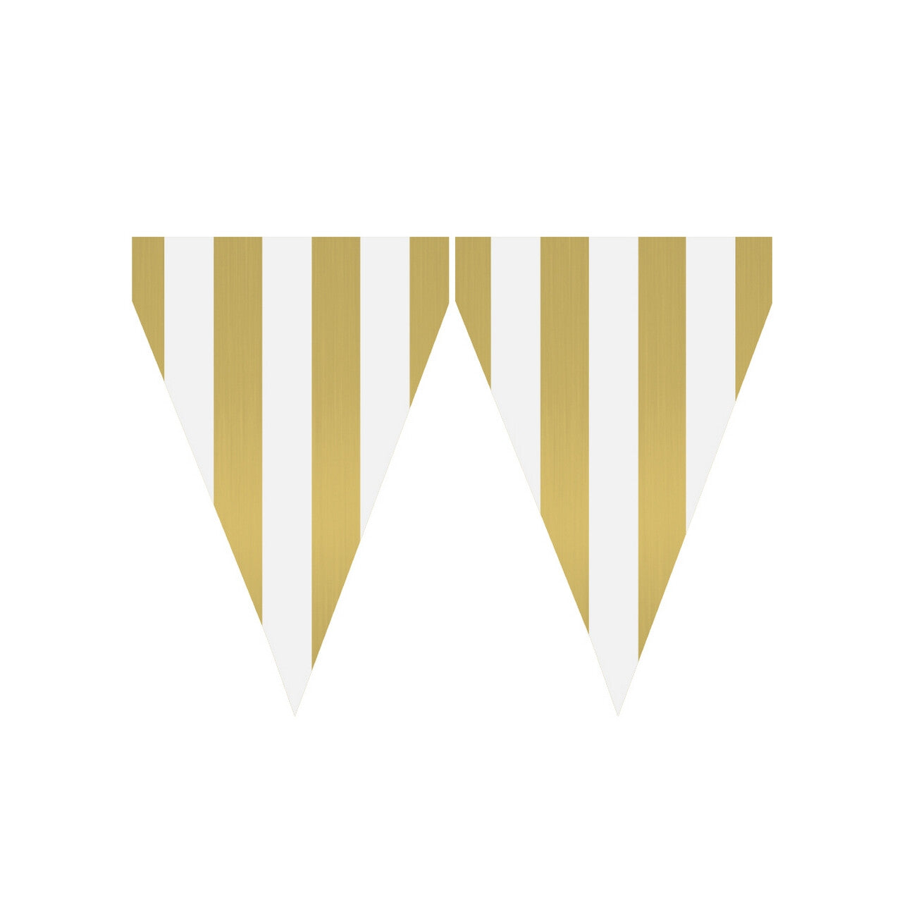 Op deze afbeelding zie je een Decoratie, van het merk Funidelia. True Gold Party Vlaggenlijn 9 Wimpels 3 Meter