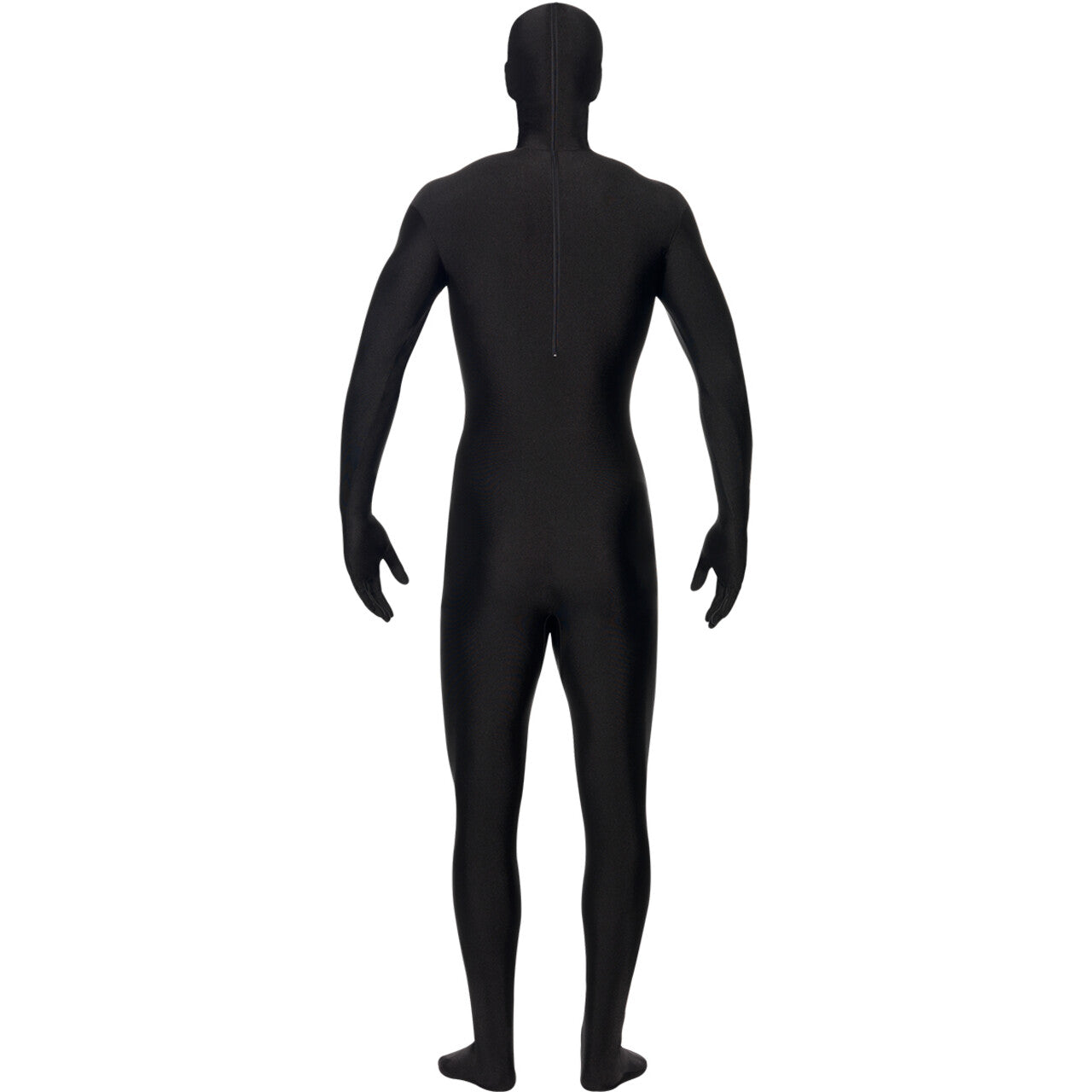 Op deze afbeelding zie je een Kostuums, van het merk Funidelia. Zwarte Second Skin Bodysuit Kostuum