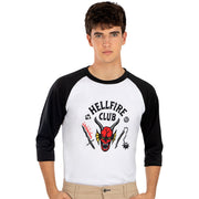 Op deze afbeelding zie je een Kostuums, van het merk Funidelia. Hellfire Club Stranger Things Shirt Man