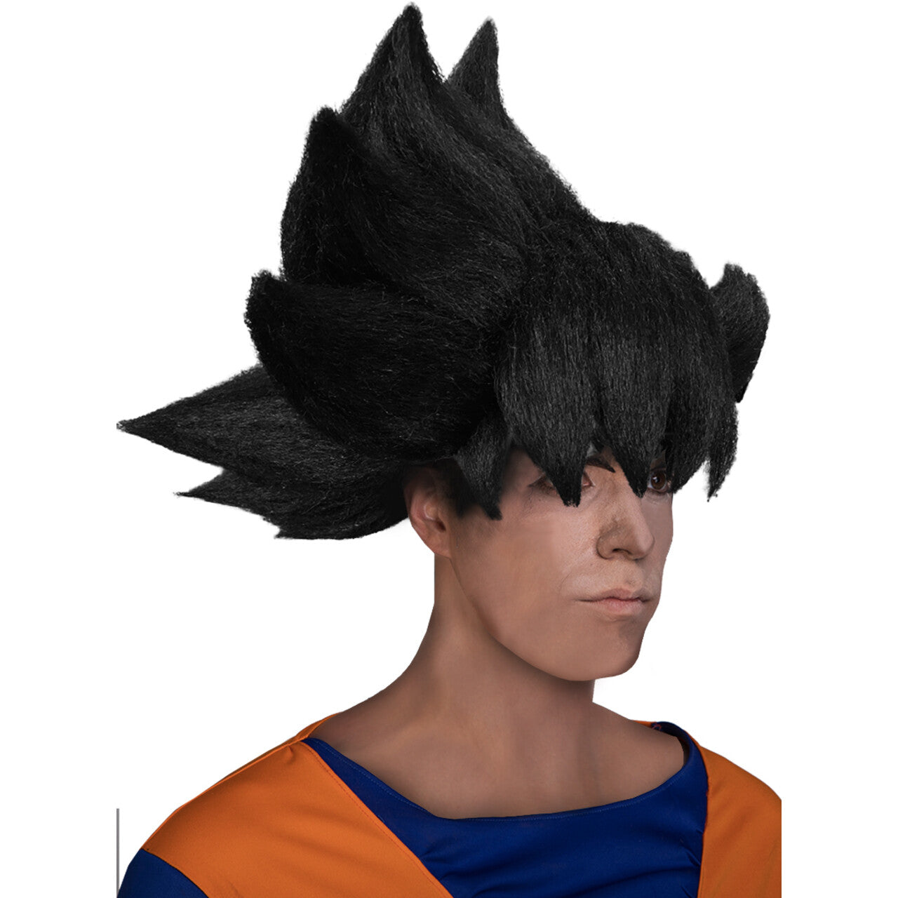 Op deze afbeelding zie je een Accessoires, van het merk Funidelia. Goku Zwarte Spikes Pruik Dragon Ball