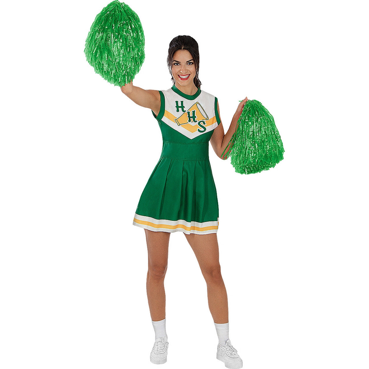 Op deze afbeelding zie je een Kostuums, van het merk Funidelia. Hawkins Cheerleader Stranger Things Official Netflix Vrouw Kostuum